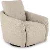Stone Gray Power Swivel Recliner