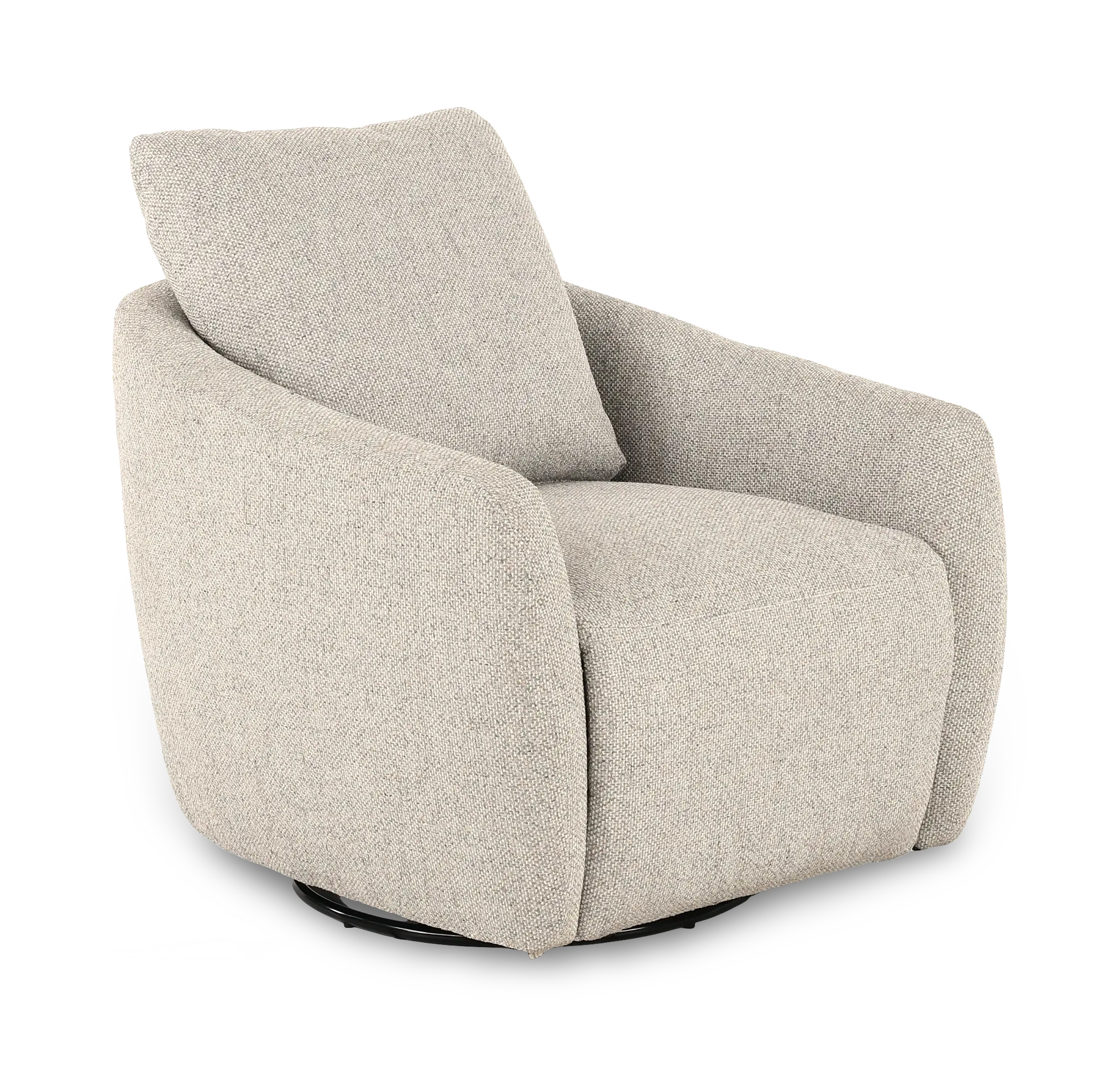 Cloud Gray Power Swivel Recliner-1