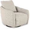 Cloud Gray Power Swivel Recliner