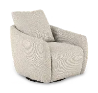 Cloud Gray Power Swivel Recliner