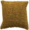 AH2224PMC Brown Woven Cotton and Jute Pillow