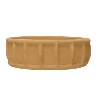 AH2360 Decorative Yellow Terra-cotta Bowl