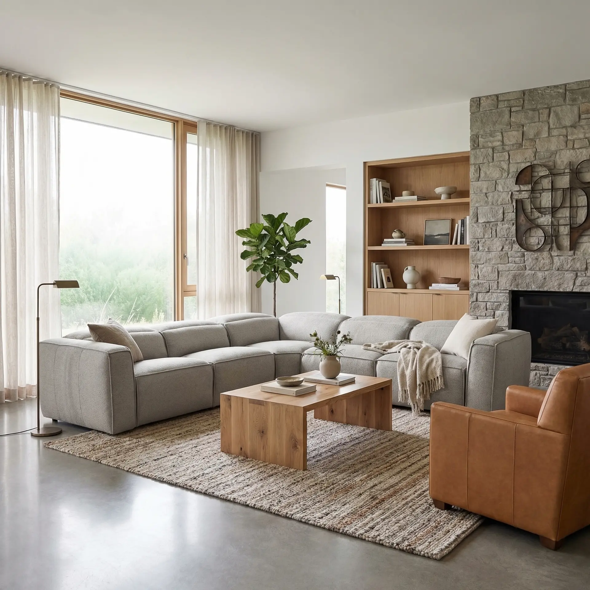 Cloud Gray 5 Piece Power Reclining Sectional with 3 Power Reclining Seats-7