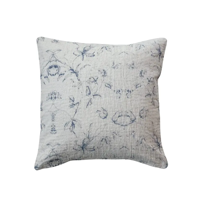 Floral Cotton Toss Pillow