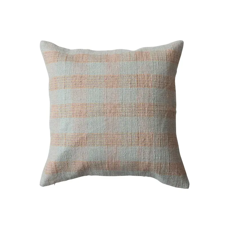 Checkered Cotton Pillow