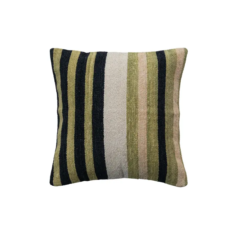Striped Square Accent Pillow