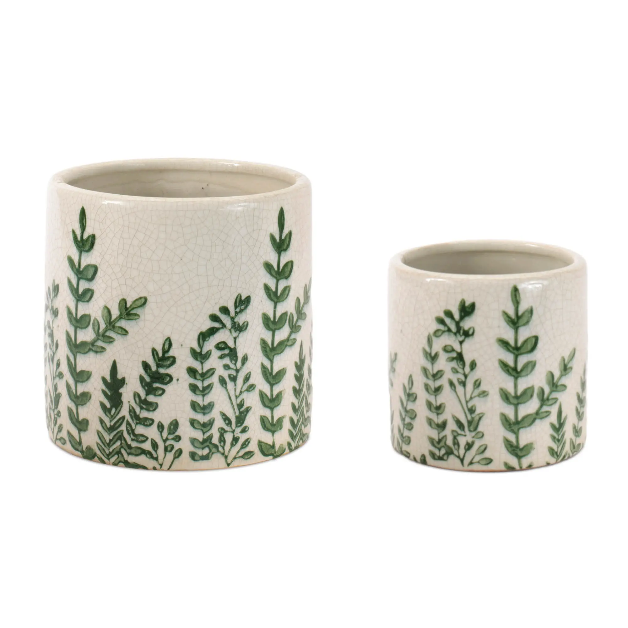 Medium Vine Stoneware Container-2