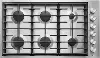 JGC7636BS JennAir Euro-Style 36  6-Burner Luxury Gas Cooktop - Stainless Steel