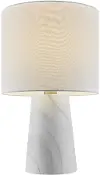 White Marble Table Lamp