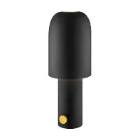 Black Battery Powered Table Lamp