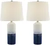 Blue and White Ceramic Table Lamp