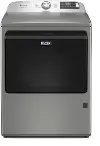 MGD7405RR Maytag 7.4 Cu Ft Smart Front Load Gas Dryer - Silver