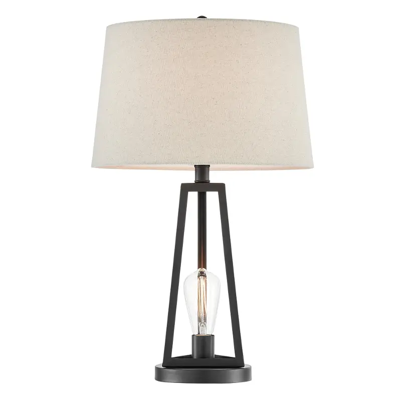 Brown Table Lamp with Night Light