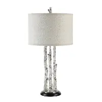Naousa Whitewash Table Lamp