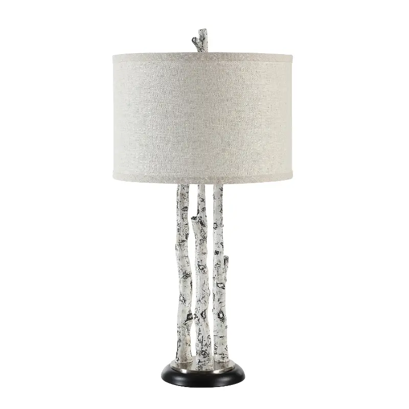 Naousa Whitewash Table Lamp