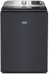 MTW6205RF Maytag 5.2 Cu Ft Top Load Washer with Agitator - Midnight Steel