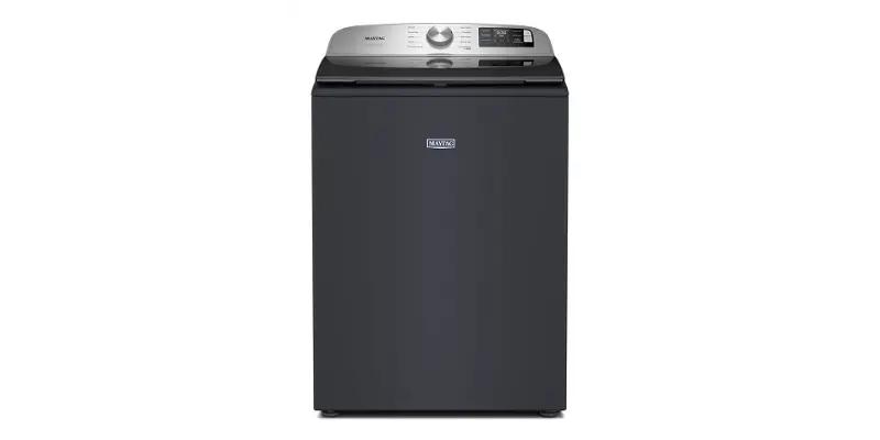 Maytag 5.2 Cu Ft Top Load Washer with Agitator - Midnight Steel