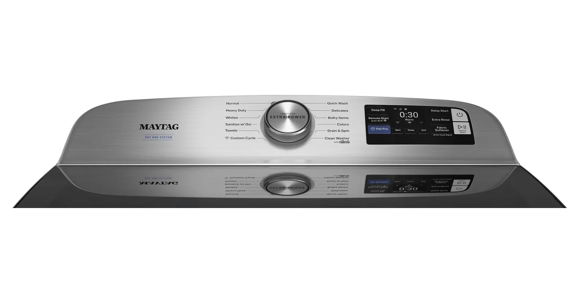 MTW7205RF Maytag 5.2 Cu Ft Pet Pro Top Load Washer - Midnight Steel-10