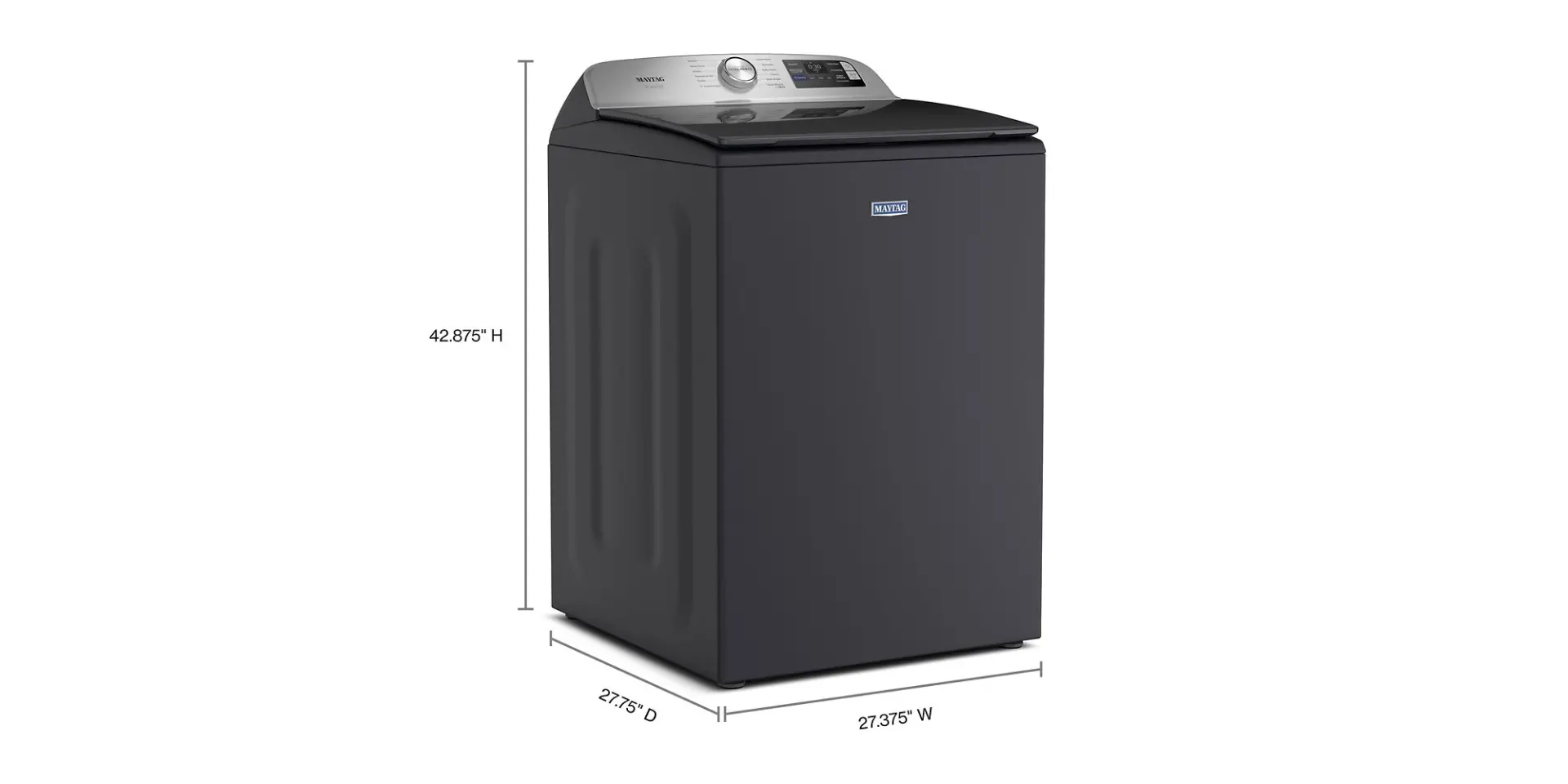 MTW7205RF Maytag 5.2 Cu Ft Pet Pro Top Load Washer - Midnight Steel-3