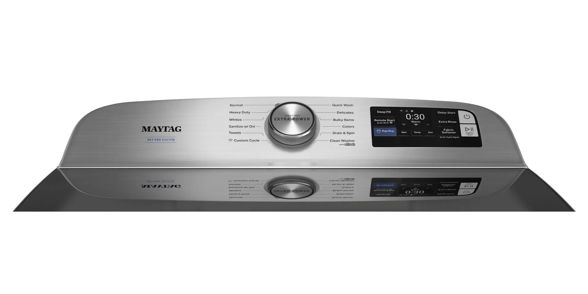 MTW7205RR Maytag 5.2 Cu Ft Pet Pro Top Load Washer - Silver-9