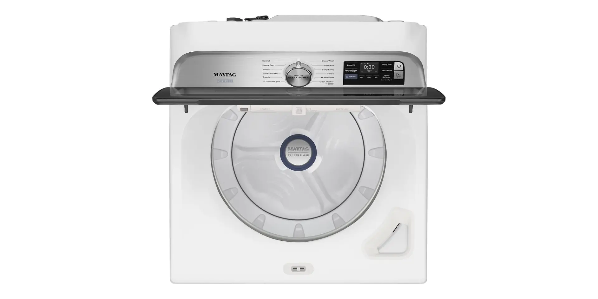 MTW7205RW Maytag 5.2 Cu Ft Pet Pro Top Load Washer - White-8