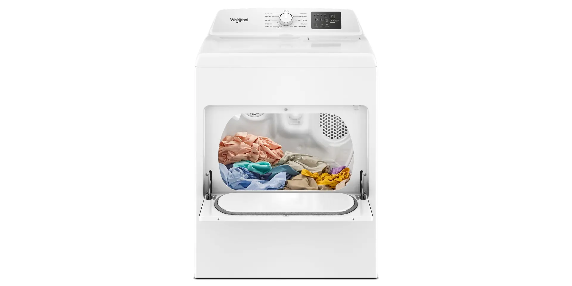 WED4307SW Whirlpool 7.0 Cu Ft Electric Dryer with Adaptive Dry - White-10