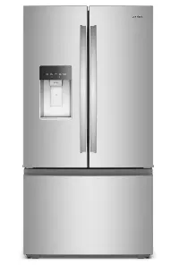 WRFC5036RZ Whirlpool 23 Cu Ft 3‑Door French Door Refrigerator – Counter Depth with In‑Door Water & Ice