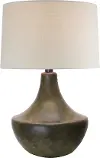 H6782GR Stone Moss Hydrocal Table Lamp