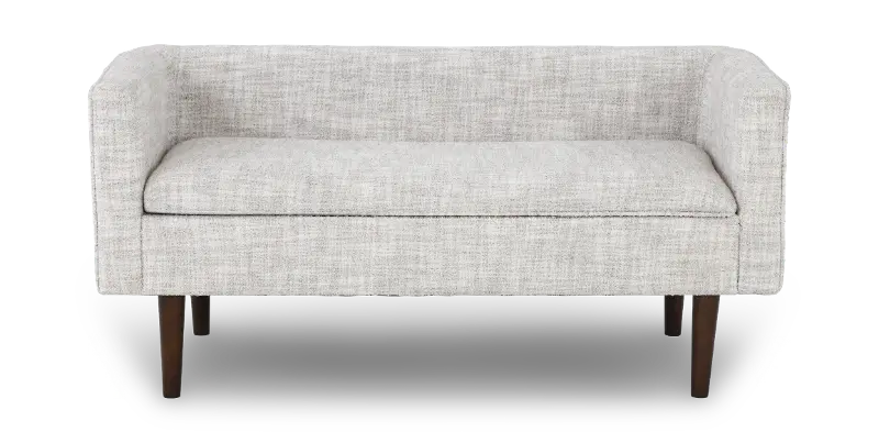 Off White Storage Bench