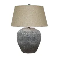 H6746GRF Gray Rust Frost Table Lamp