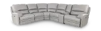 David Gray 6-Piece Power Reclining Sectional with Power Headrest and Lumbar