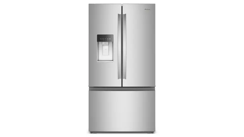 Whirlpool 23.4 Cu Ft French Door Refrigerator - Counter Depth Stainless Steel