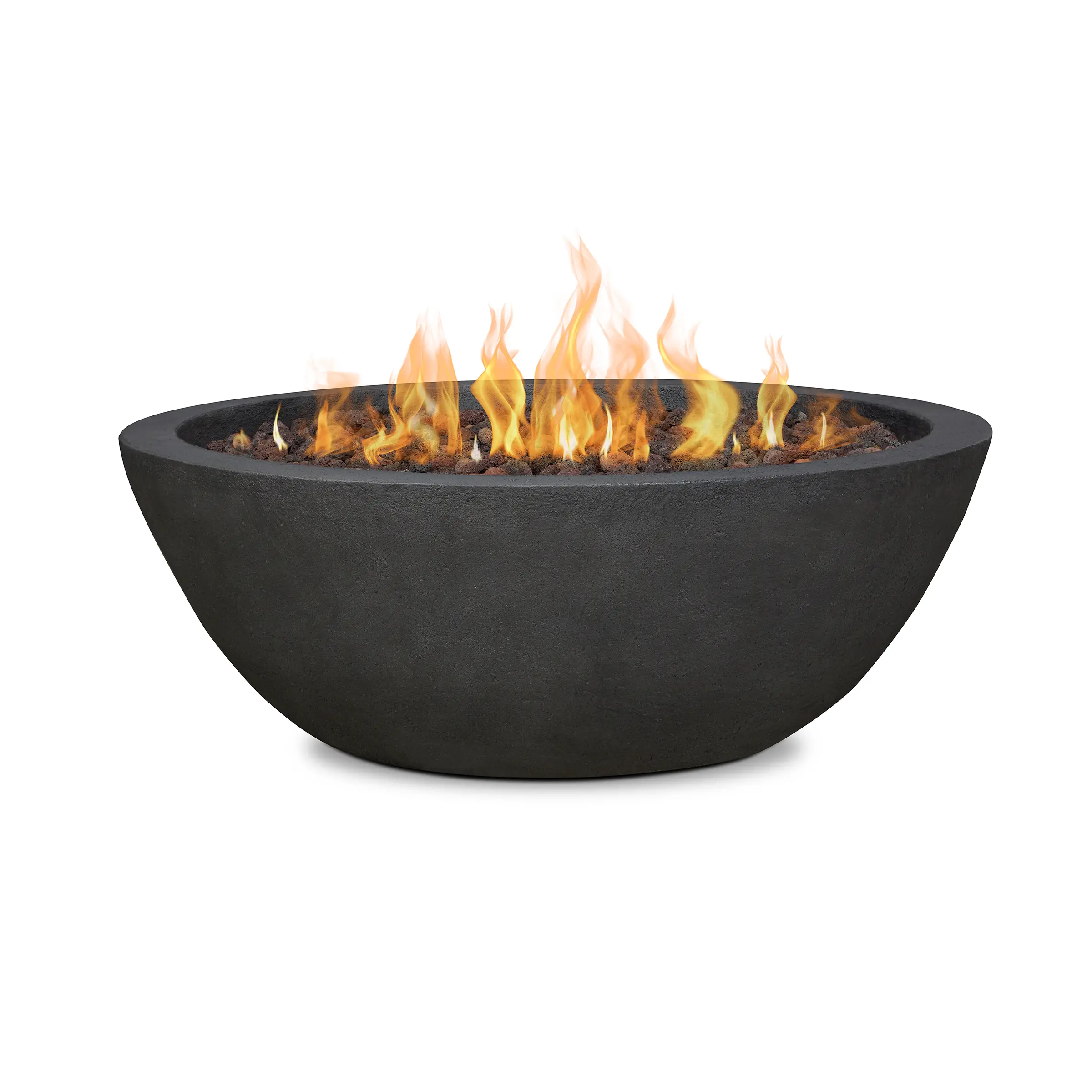 C539LP-SHL Riverside 36  Round Concrete Gas Fire Pit in Shale-2