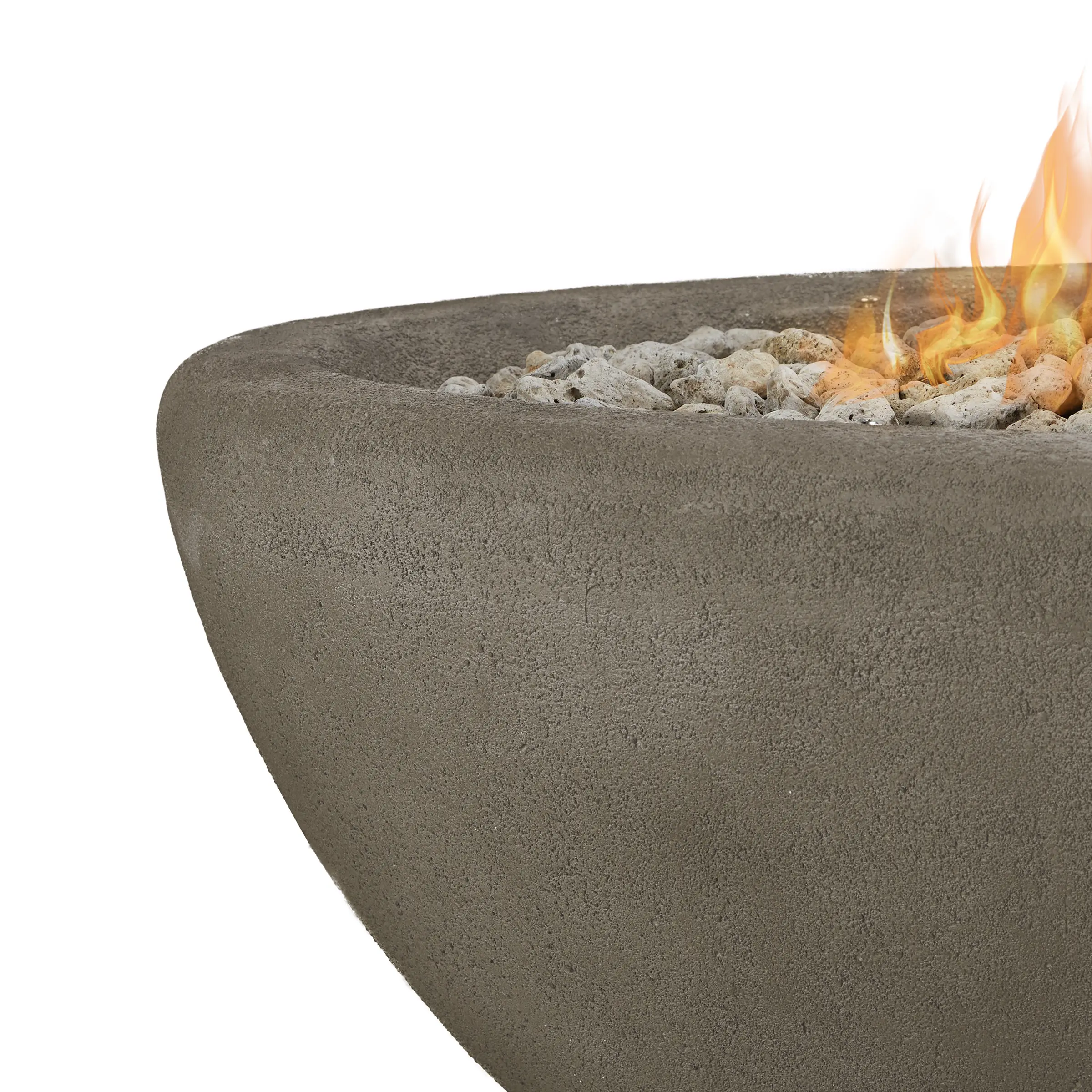 592LP-GLG Riverside 58  Oval Concrete Propane Fire Pit in Glacier Gray-5