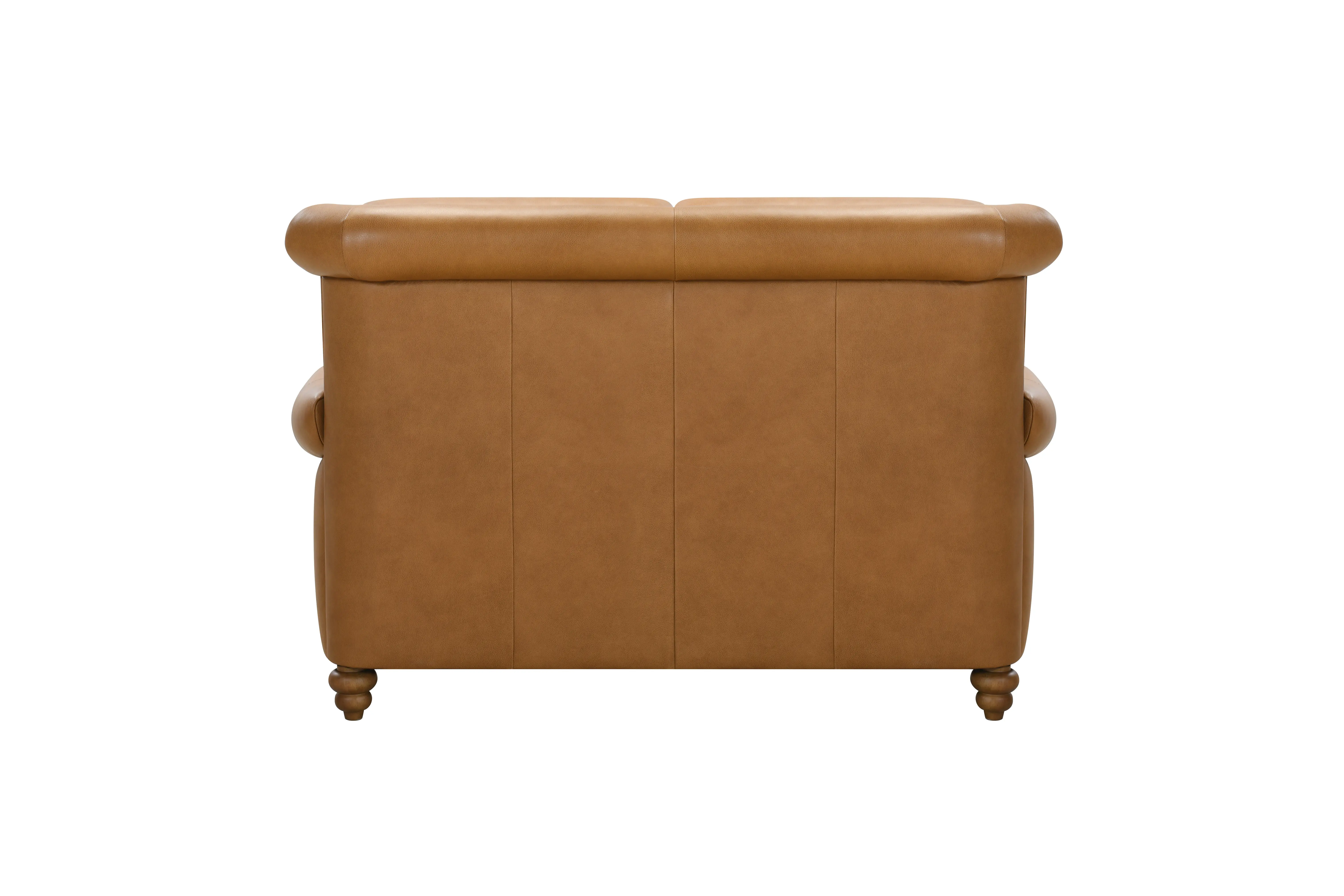 Pentos Saddle Brown Leather Power Reclining Loveseat-5