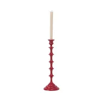 16.25  Red Candy-Coated Candleholder