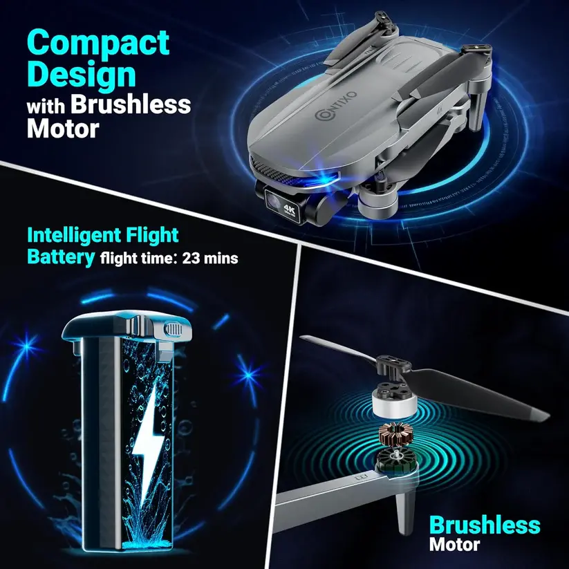 Contixo F28 Premium Drone with 4K Gimble Camera, Premium GPS-2