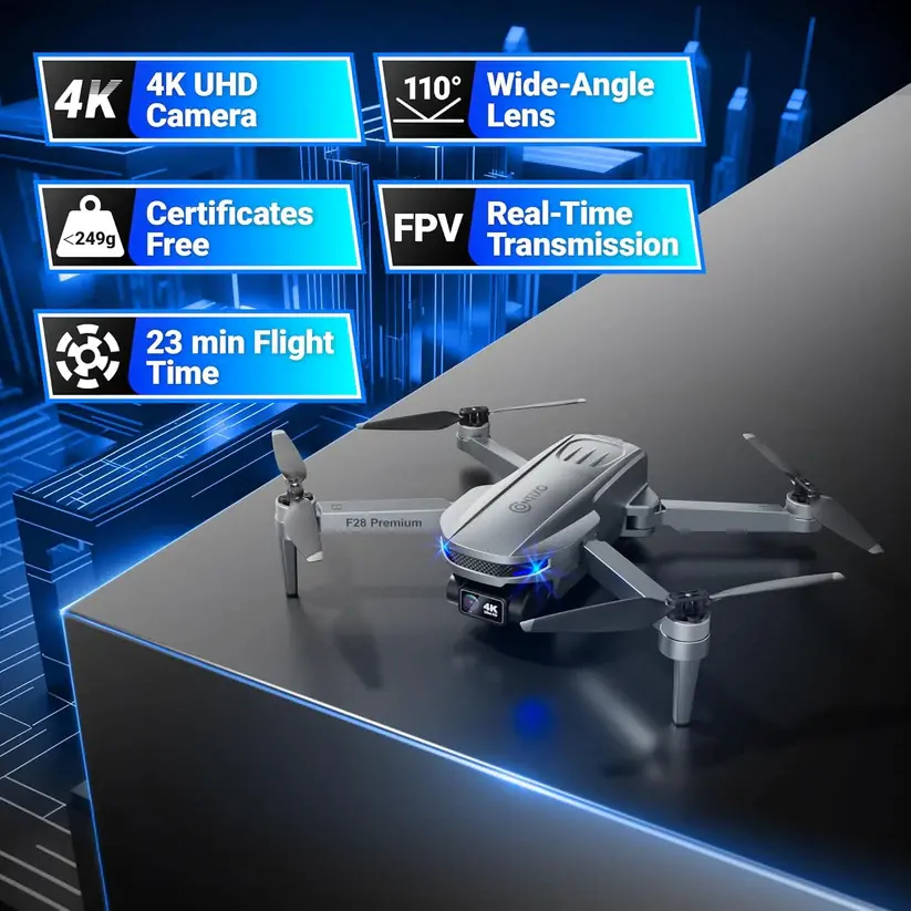 Contixo F28 Premium Drone with 4K Gimble Camera, Premium GPS-6