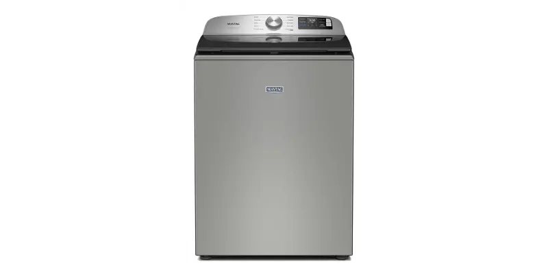 Maytag 5.3 Cu. Ft. Top Load Impeller Washer - Silver