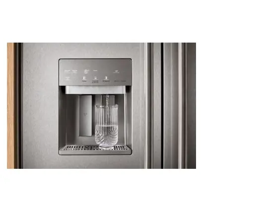 KBSD742SPS KitchenAid 25.1 Cu Ft Built‑In Side‑By‑Side Refrigerator – Stainless Steel with Exterior Dispenser and LED Lighting-12