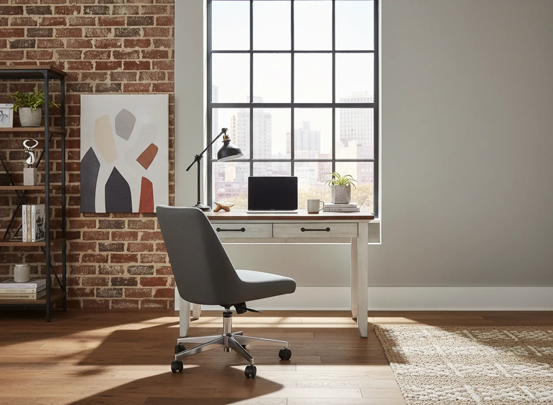 Bear Creek Off-White Desk-11