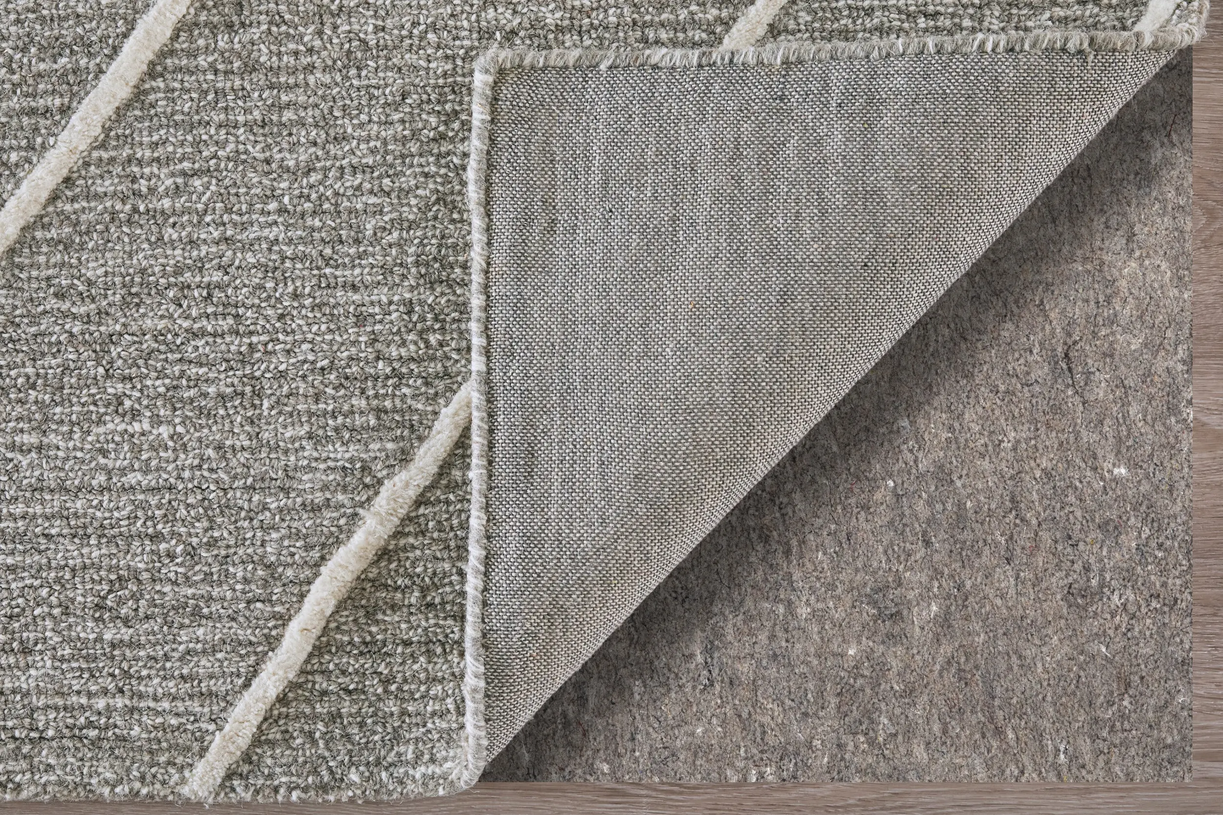Euclid 8 x 10 Gray and Ivory Area Rug-4
