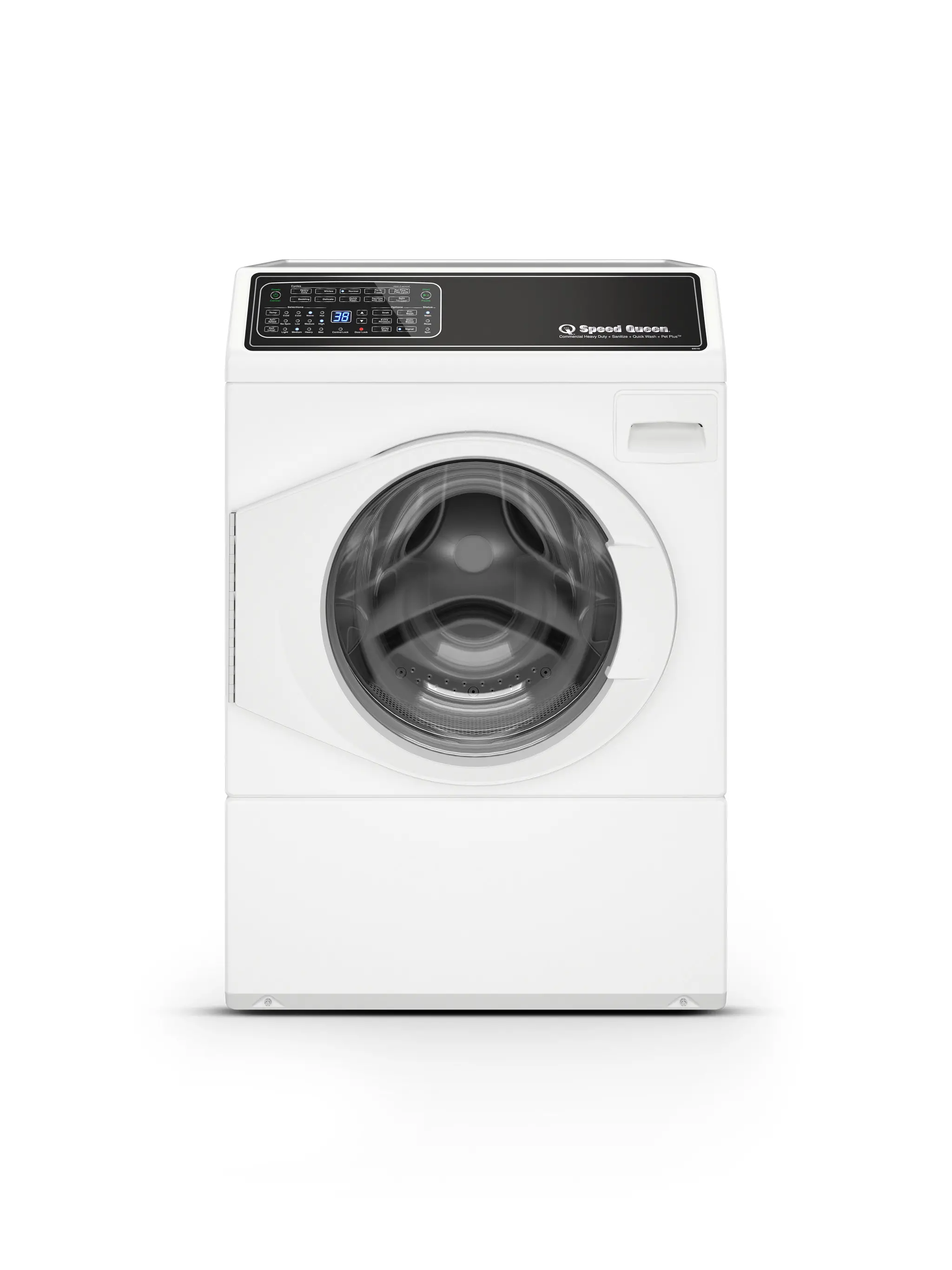FF7011WN Speed Queen 3.5 Cu Ft Left-Hinge Front Load Washer - White-1