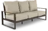 Hudson Beige Patio Sofa
