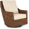 Labelle Beige Patio Lounge Chair with Motion