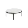 Labelle White Stone Patio Coffee Table