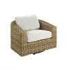 Julian Brown Patio Swivel Lounge Chair