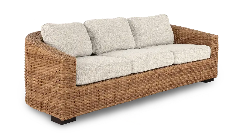 Julian Brown Patio Sofa
