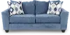 Clearview Blue Loveseat