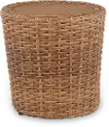 Julian Brown Patio End Table